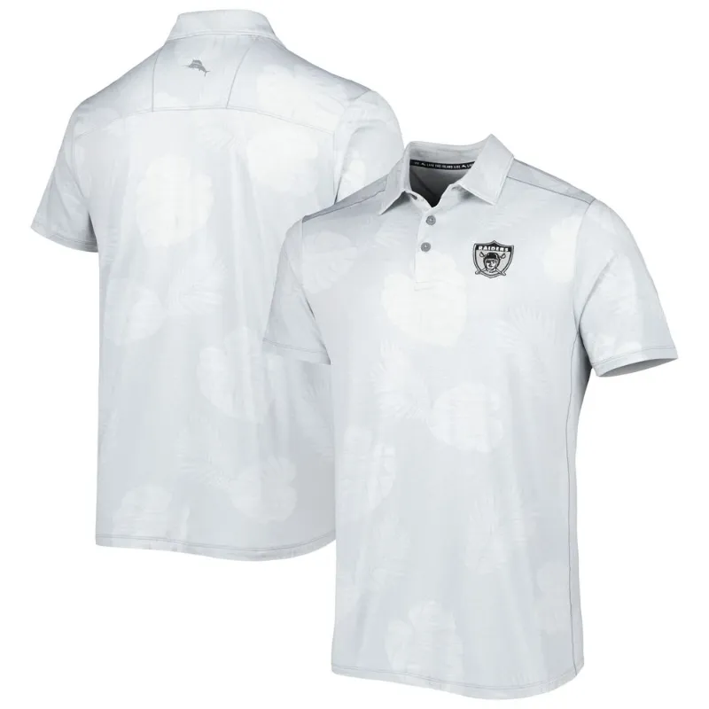 Las Vegas Raiders NFL Mens Cotton Stripe Polo Shirt