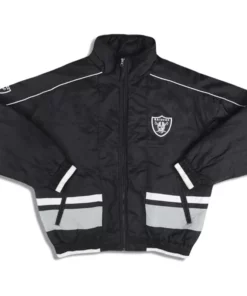 William Jacket Nolan Las Vegas Raiders Black Varsity Jacket