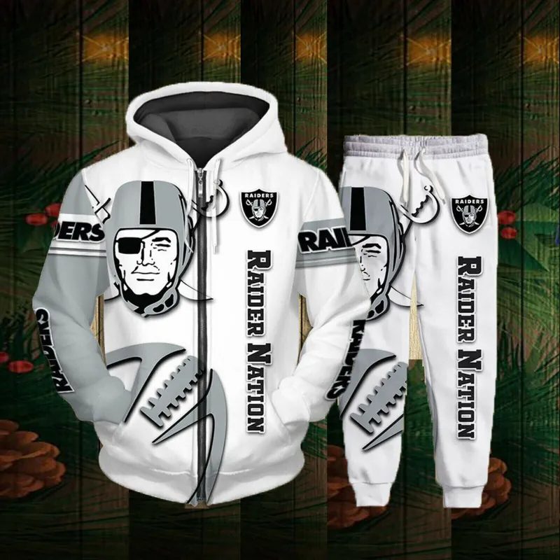 Shop Oakland Raiders Jogging Suit - William Jacket