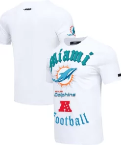White Miami Dolphins T-shirt - William Jacket