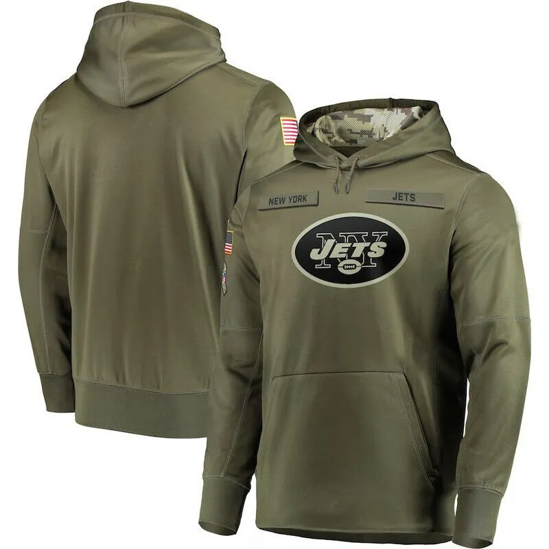 NY Jets Salute To Service Hoodie - William Jacket
