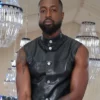 Dwyane Wade Met Gala 2023 Leather Vest For Sale