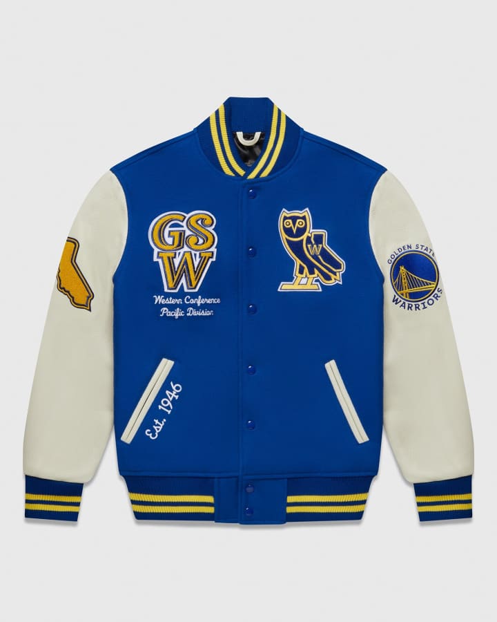 Golden State Warriors Jacket, Warriors Pullover, Golden State Warriors  Varsity Jackets, Fleece Jacket