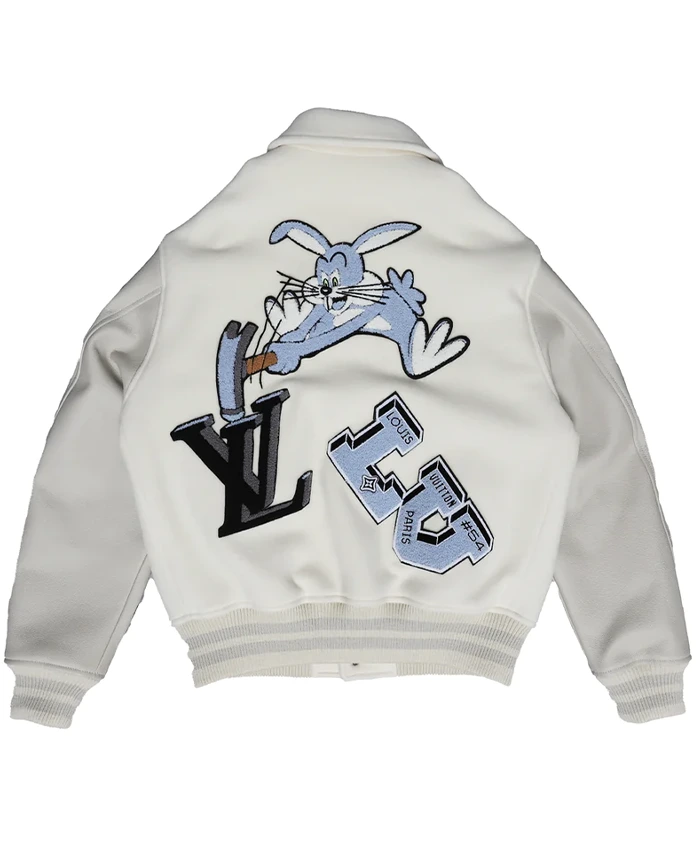 LV Bunny Patches Varsity Jacket