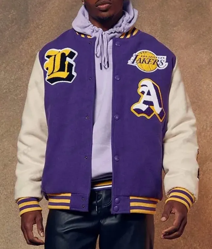 17 Best Lakers jacket ideas  college jackets, jacket outfits