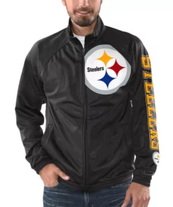 NFL Jacket Men Cheap Pittsburgh Steelers Bomber Jacket For Sale