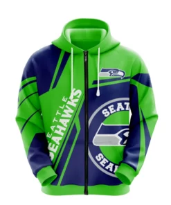 seattle seahawks zip hoodie
