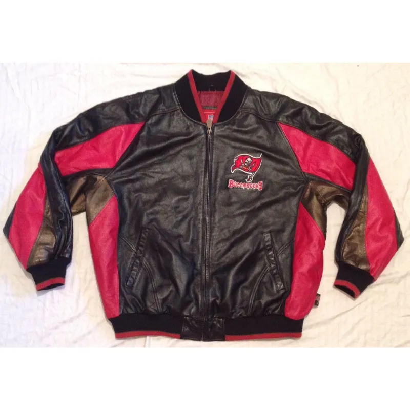 Tampa Bay Buccaneers Leather Jacket - William Jacket
