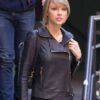 Taylor Swift Leather Black Jacket