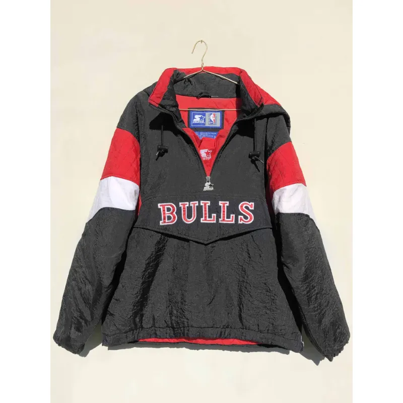 Chicago Bulls Starter Jacket, Men's Fashion, Coats, Jackets and