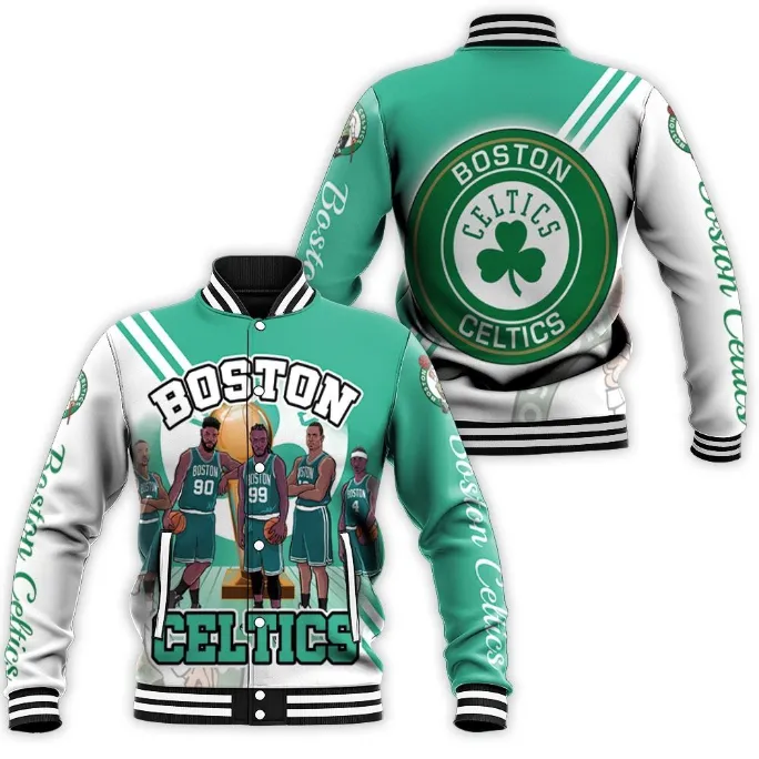 Boston Celtics Jacket, Celtics Pullover, Boston Celtics Varsity