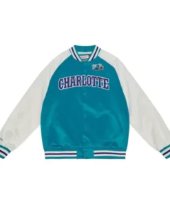Charlotte Hornets Pullover Starter Jacket - William Jacket
