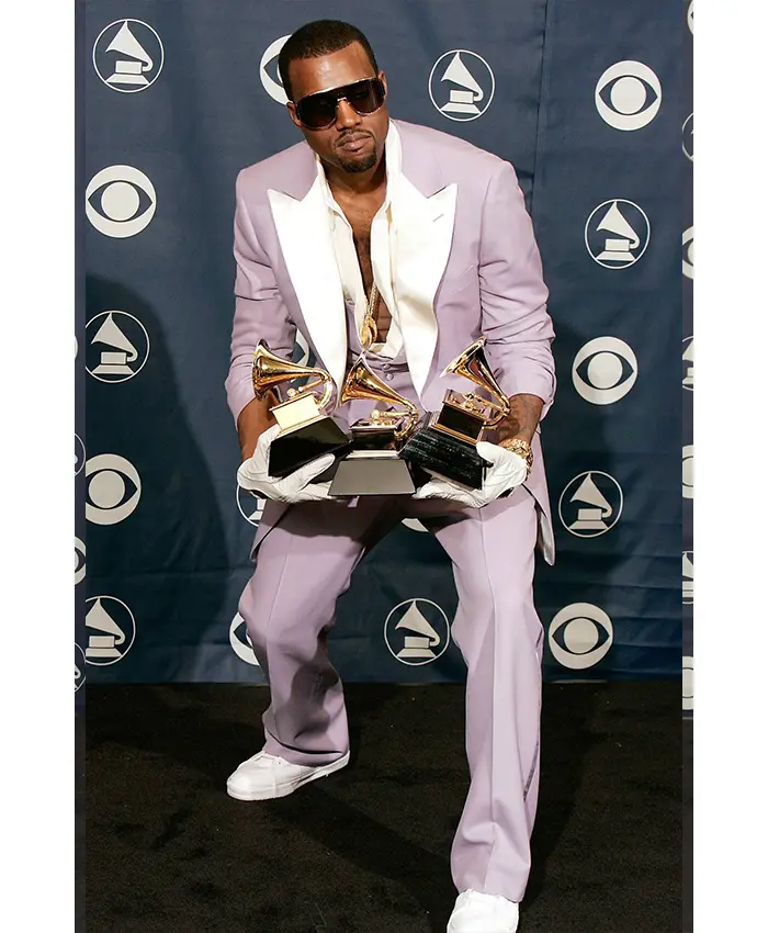 Kanye West Grammys Purple Suit For Sale William Jacket