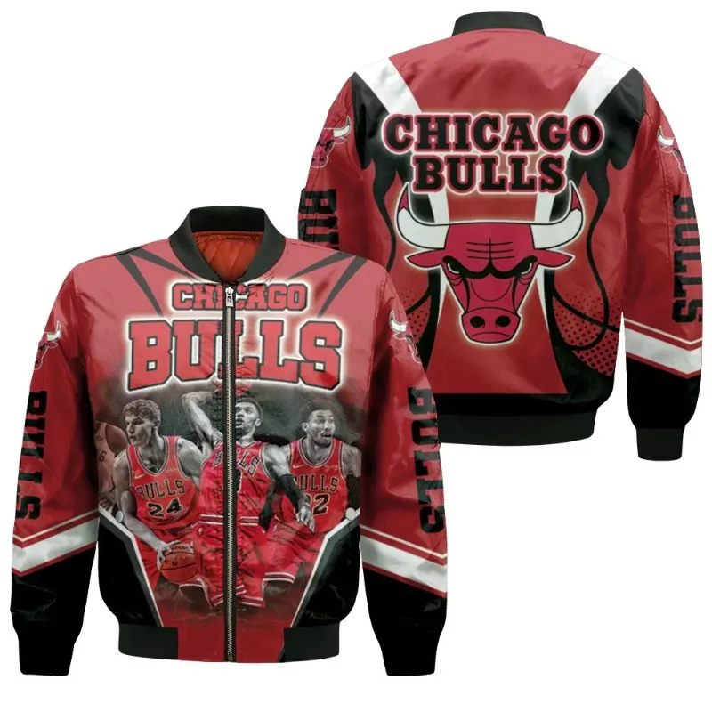 Basketball Chicago Bulls Black College Jacket