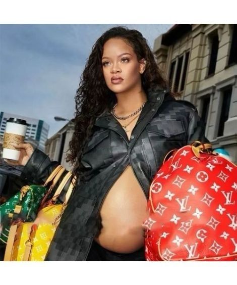 Louis Vuitton Rihanna Leather Jacket