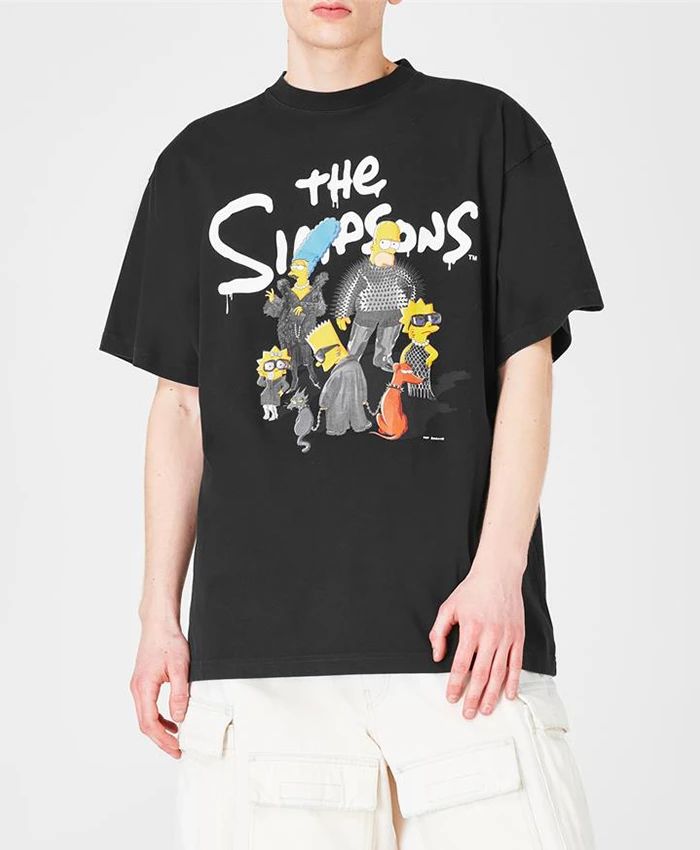 Balenciaga Simpsons T Shirt For Sale - William Jacket