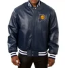 Bo Purdy Indiana Pacers Leather Bomber Jacket