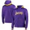 Etha Wolf Los Angeles Lakers Full-Zip Fleece Hoodie