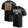 Keara Feil Los Angeles Lakers Black Cotton T-Shirt