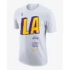 Shop Keely Howe Los Angeles Lakers White T-Shirt