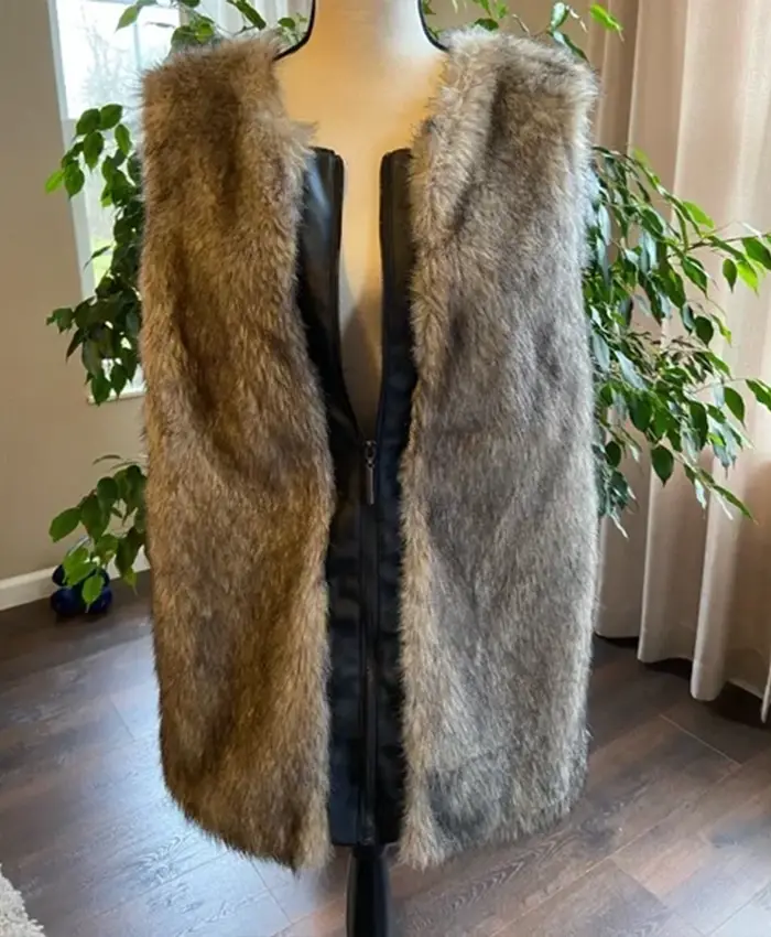 Kenzie Faux Fur Vest For Sale - William Jacket