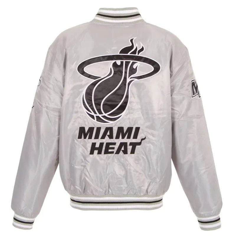 Miami Heat NBA Black Varsity Jacket