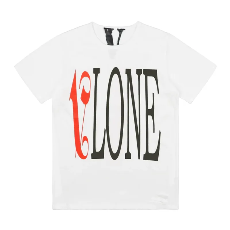 Vlone x Palm Angels Logo T-Shirt White/Red M