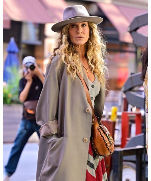 And Just Like That S02 Carrie Bradshaw Floral Coat