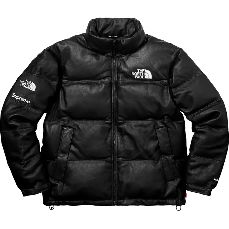 Supreme Black Leather Jacket