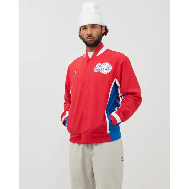 Toni Conn Los Angeles Clippers Red Bomber Jacket - William Jacket