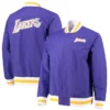 Toni Koss Los Angeles Lakers Purple Bomber Jacket