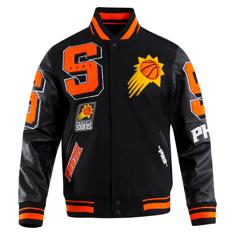Carroll Phoenix Suns Black Varsity Jacket - William Jacket