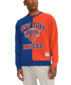 New York Knicks Printed Crewneck Sweatshirt - William Jacket