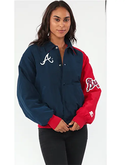 Atlanta Braves Vintage Jacket - William Jacket