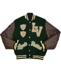 Brown Louis Vuitton Varsity Jacket - William Jacket