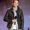 Eddie Redmayne MTV Awards Black Leather Jacket
