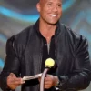 MTV Movie Awards Dwayne Johnson Cafe Racer Leather Jacket