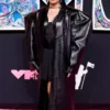MTV Video Music Awards 2023 Demi Lovato Leather Coat