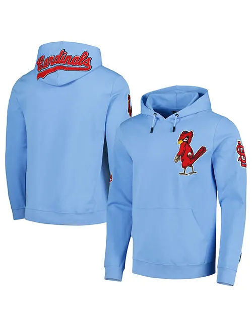 St. Louis Cardinals Hoodie Men's Small Blue Sweatshirt