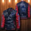 Milwaukee Brewers Leather Jacket Back and Front