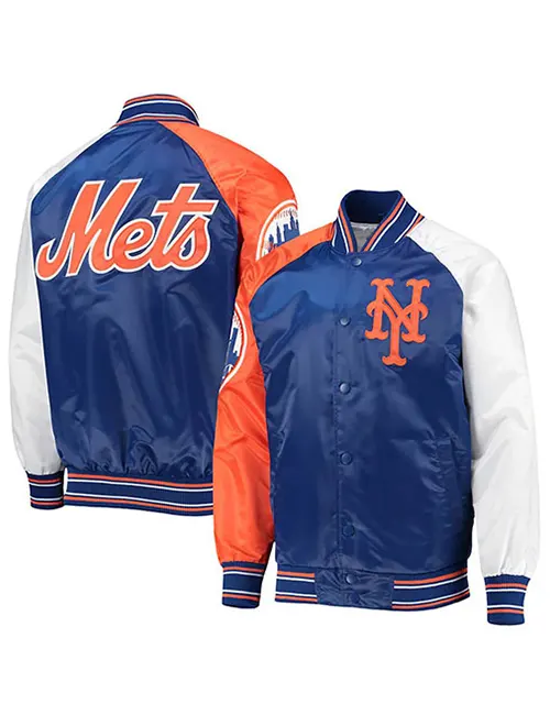 Heavyweight Satin Jacket New York Mets