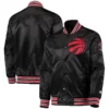 Penn Toronto Raptors Black Satin Jacket