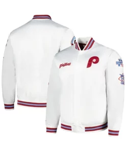 Authentic Bp Jacket Philadelphia Phillies 1981, Men Mitchell & Ness Jackets  & Outerwear
