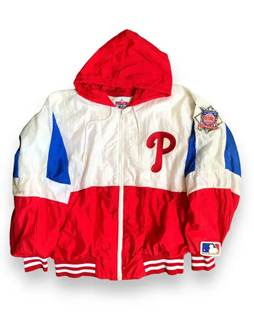 New MLB Philadelphia Phillies old time style mid weight cotton hoodie  men's XL