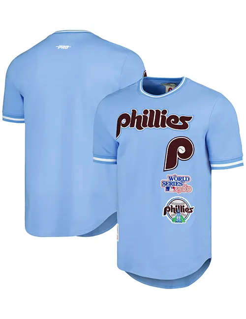Philadelphia Phillies Shirt Mens Medium Blue Nike MLB Baseball