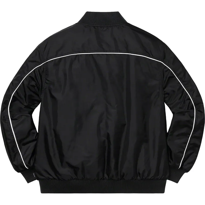 Supreme Motion Logo Varsity Jacket Black - ジャケット・アウター