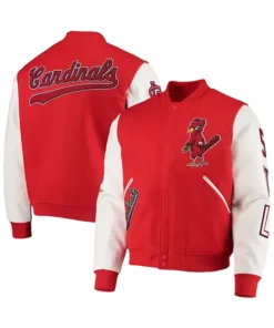 Johnson St Louis Cardinals Baby Blue Satin Jacket