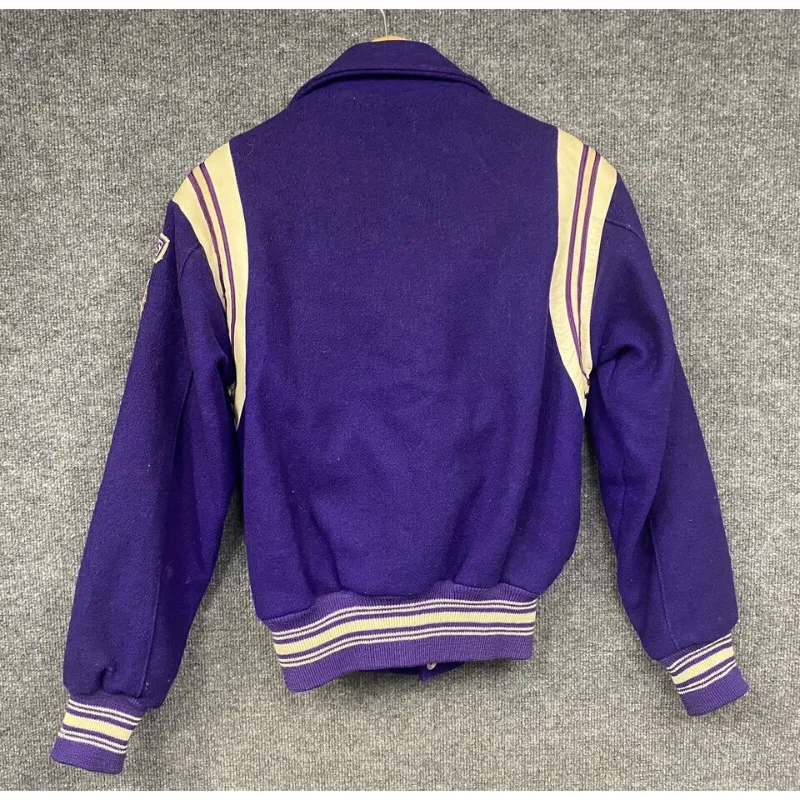 Purple School Letterman Jacket