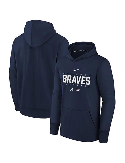 MLB Braves Official Genuine Merchandise Hoodie Youth XL Baseball Pullover 