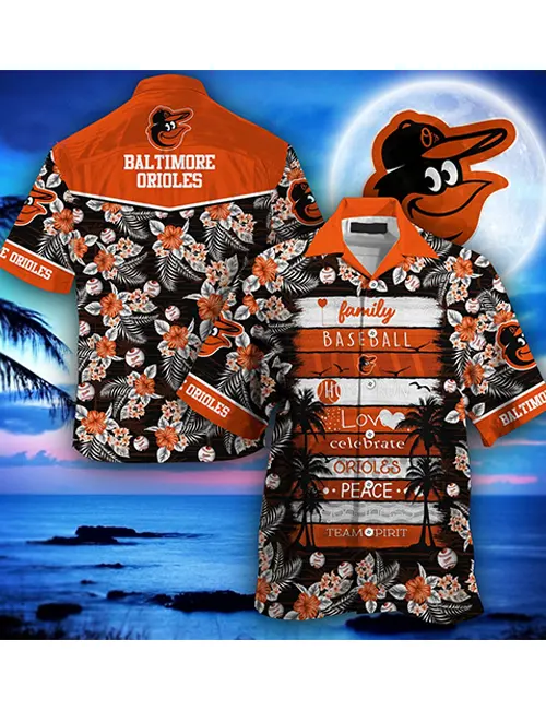 Baltimore Orioles Hawaiian Shirt Night
